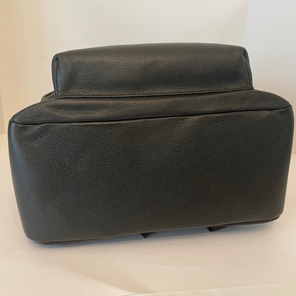 Coach Campus XL Large Pebbled Leather Turnlock Backpack Black main image 12